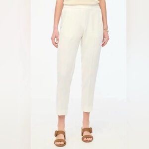 NWT J. Crew Jamie White Ankle Pants